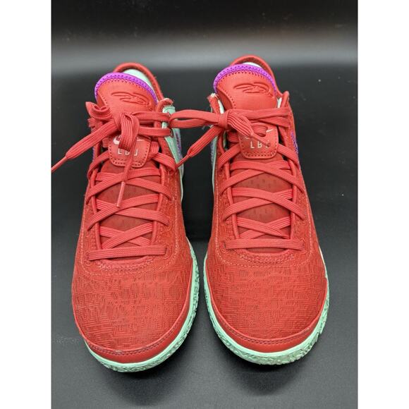 Nike Sneakers LeBron NXXT Gen DR8784-600 Red Teal Athletic Shoes Men Size 8.5